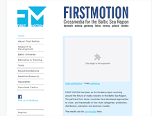 Tablet Screenshot of firstmotion.eu